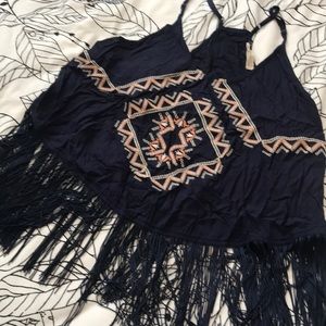 Fun fringe top